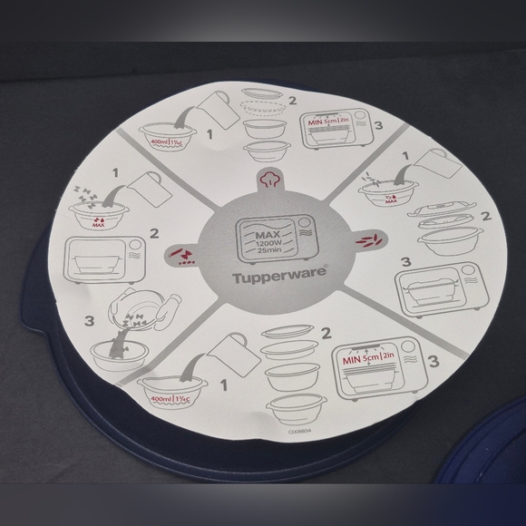 Tupperware Cobalt Blue Smart Multi Cooker Microwave Steamer - Picture 13 of 13